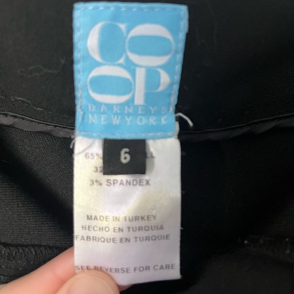 Barney’s New York CO-OP Black Pants Size 6 - Picture 3 of 11